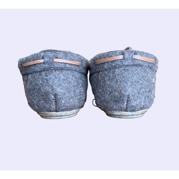EMU NWOT Womens size 9 Grey Wool Moccasin Slippers - Picture 4 of 7